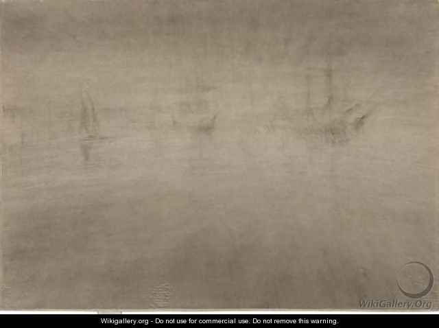 Nocturne Shipping - James Abbott McNeill Whistler