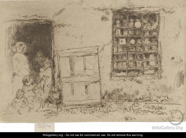 The Village Sweet-Shop - James Abbott McNeill Whistler