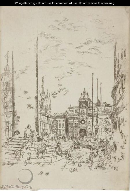 The Piazzetta - James Abbott McNeill Whistler