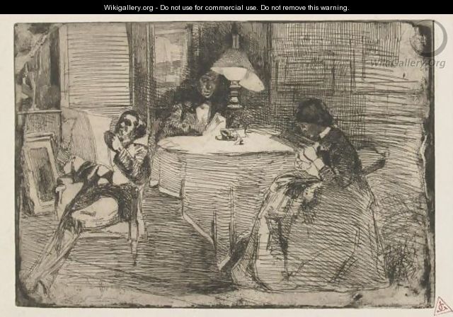 The Music-Room - James Abbott McNeill Whistler