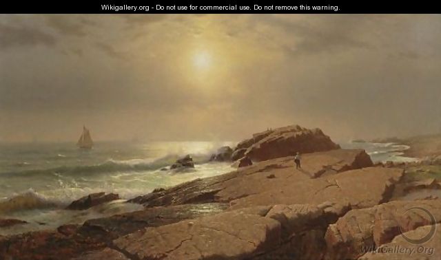 Rocks At Narragansett 2 - William Stanley Haseltine