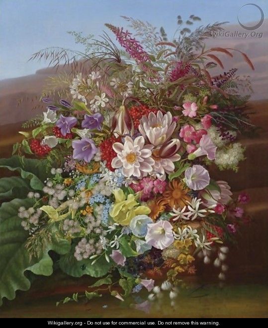 Still Life With Flowers 3 - Adelheid Dietrich