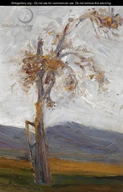 Tree In A Landscape - Nikolaos Lytras
