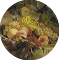 Still Life Of Fruit With Chaffinch - Theude Gronland