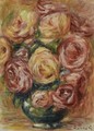 Vase De Roses - Pierre Auguste Renoir