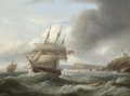 A Frigate Of The Royal Navy Leaving Cork Harbour - Thomas Luny