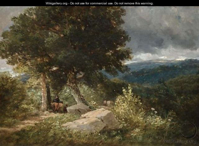 Travellers On The Road To Bettwys-Y-Coed - David Cox