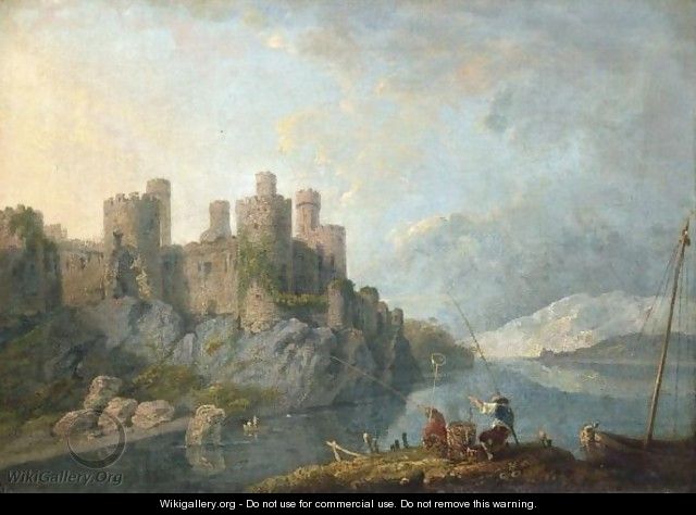 View Of Conway Castle - John Inigo Richards