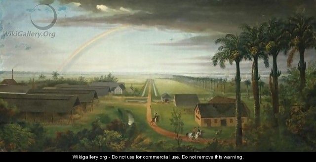 A Rainbow Over A Plantation - Joshua Bryant