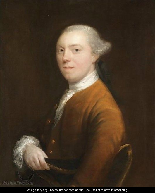 Portrait Of Captain Sharpe - Thomas Gainsborough