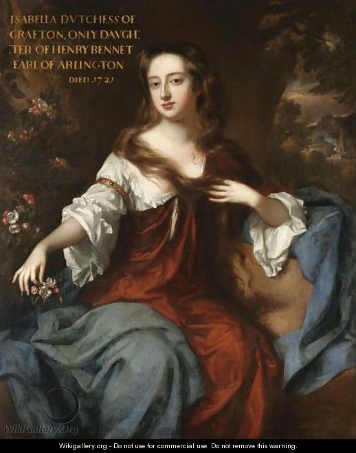 Portrait Of Isabella, Duchess Of Grafton (1667-1723) - William Wissing or Wissmig