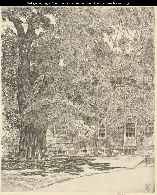Old Mulford House - Frederick Childe Hassam