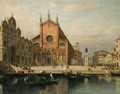 Venice, A View Of The Church Of Ss. Giovanni E Paolo And The Ospedale Di San Marco - (after) (Giovanni Antonio Canal) Canaletto