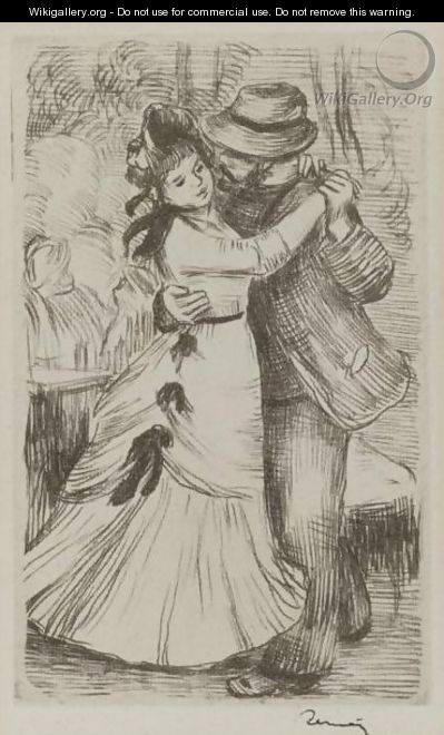 La Danse A La Campagne, 2e Planche - Pierre Auguste Renoir