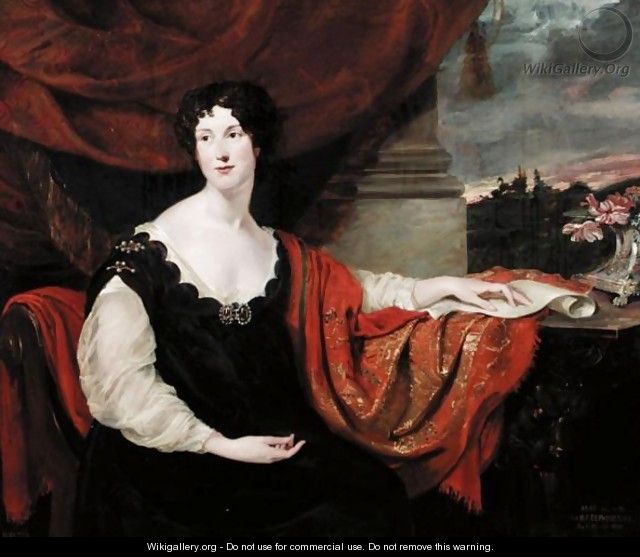 Portrait Of Anne, Daughter Of Hon W.F. Elphinstone (D1914) - Sir George Hayter