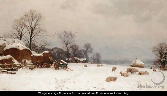 Winter Near York - Ernest Albert Waterlow