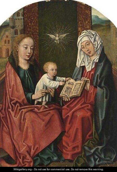 The Virgin Mary And Child With St. Anne - South Netherlandish School