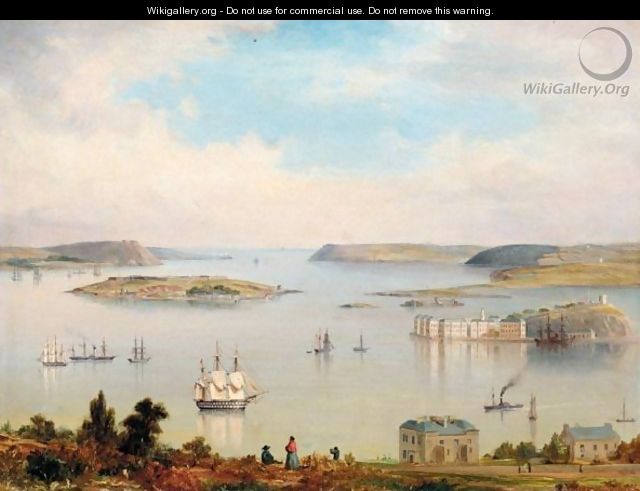 A View Of Cork Harbour - George Mounsey Wheatley Atkinson