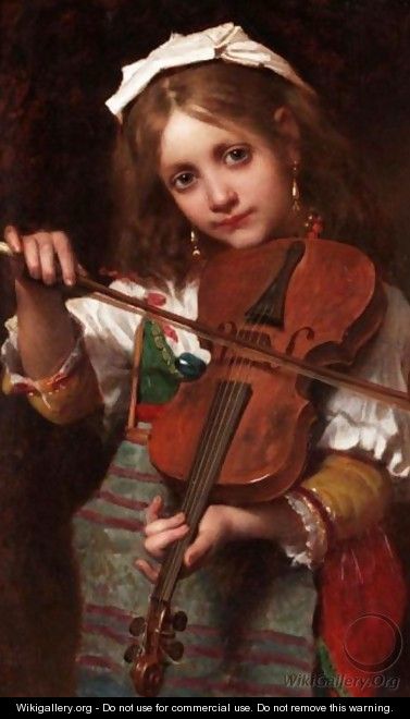 The Young Violinist - Pierre-Louis-Joseph de Coninck