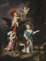 A Pastoral Family Portrait Of Four Children - Nicolaes Maes