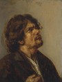 A Study Of A Man Looking Up - Joos van Craesbeeck