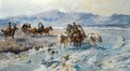 Tsar Alexander III Travelling Through The Caucasus - Franz Roubaud