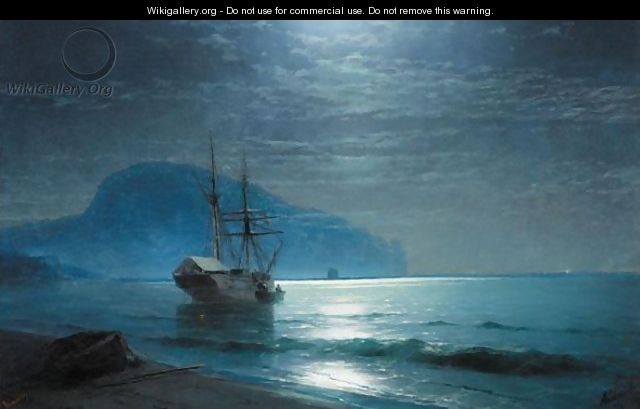 Moonlight In The Ayu-Dag 2 - Ivan Konstantinovich Aivazovsky