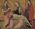 Pieta With Saints John The Baptist And James - (after) Giovanni Da Modena