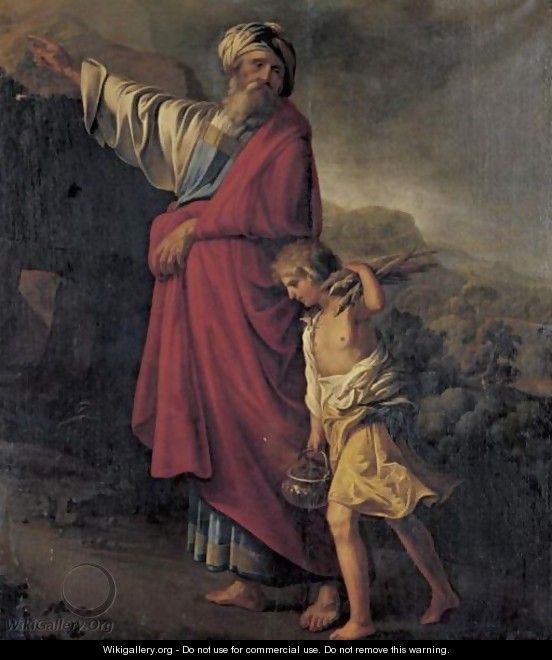 Abraham And Isaac - (after) Adriaen Van Utrecht
