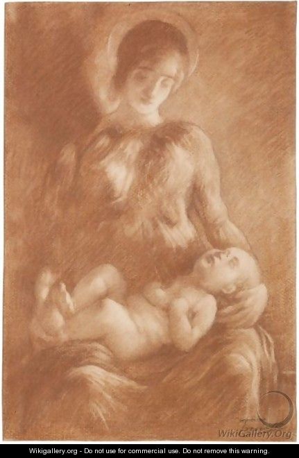 Madonna Con Bambino - Gaetano Previati
