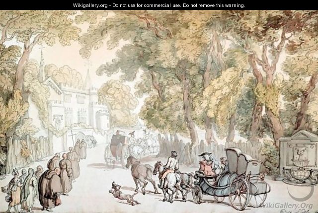 A Country Procession - Thomas Rowlandson