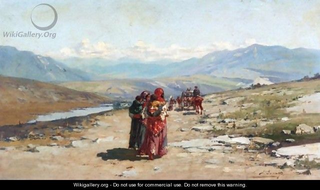 Travellers In The Mountains 2 - Richard Karlovich Zommer