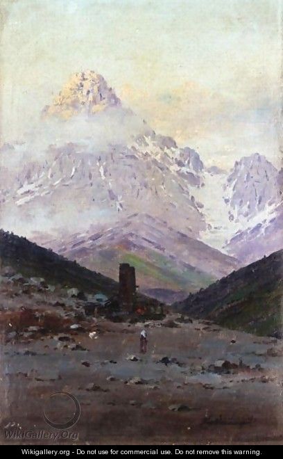 In The Caucasian Mountain - Richard Karlovich Zommer