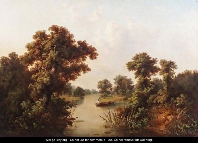 Landscape With Lake - (after) Lev L