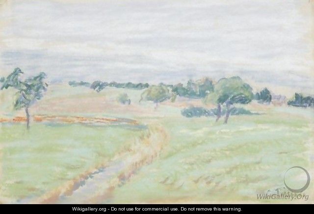 Les Coteaux De Thierceville - Camille Pissarro