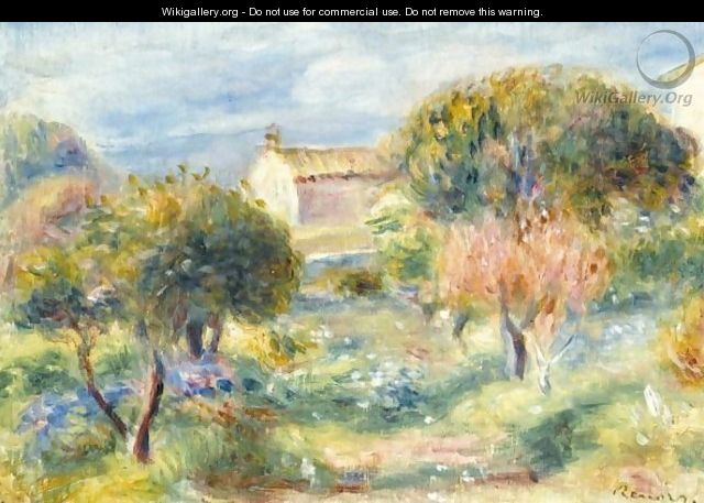 Allee Du Jardin Des Collettes - Pierre Auguste Renoir