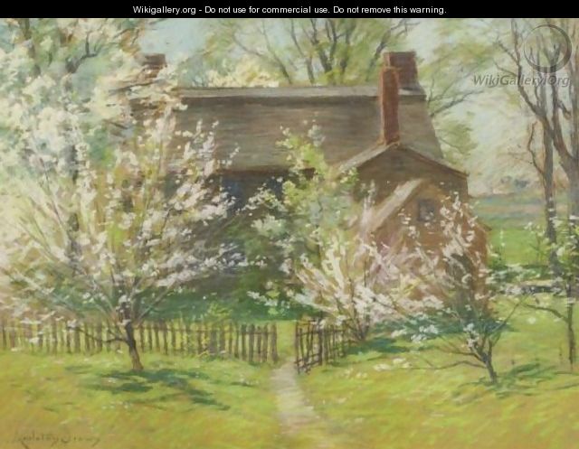 A Cottage In Spring - John Appleton Brown