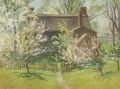 A Cottage In Spring - John Appleton Brown