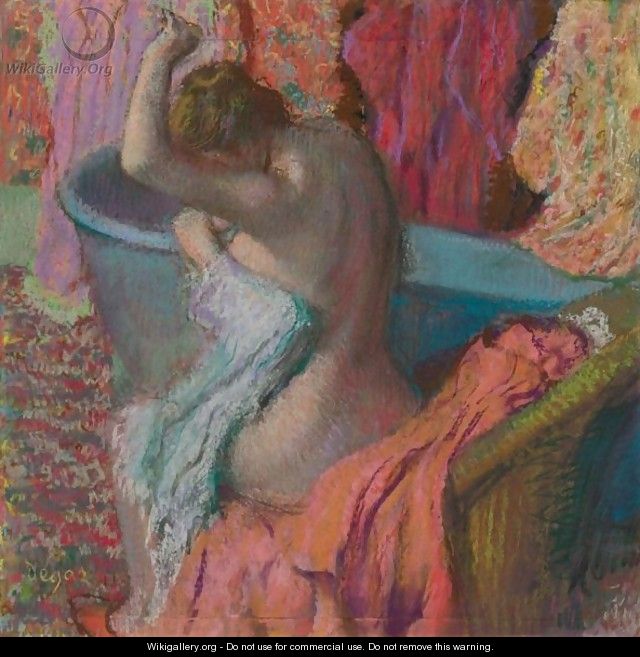 La Sortie Du Bain 2 - Edgar Degas