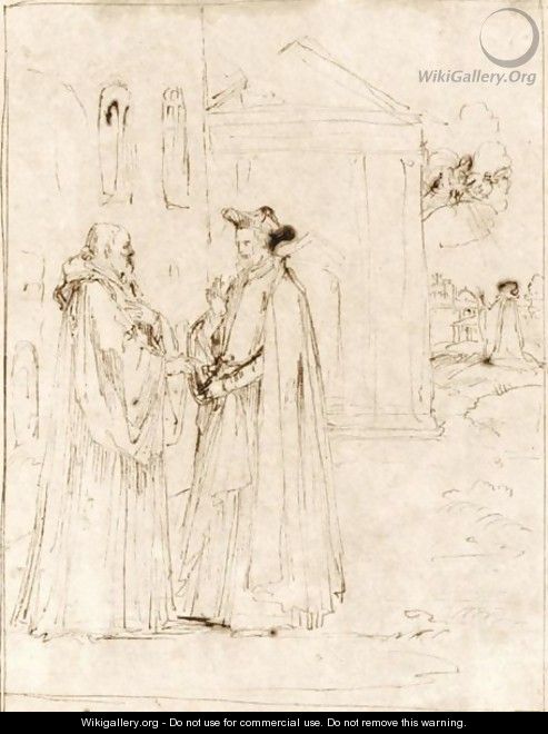 A Scene From The Life Of St. Philip Neri Agostino Ghettini - Guido Reni