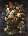 Still Life Of Flowers In An Urn - (after) Jean Baptiste Belin De Fontenay