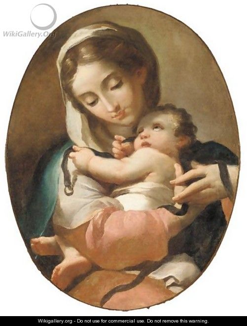 The Madonna And Child - (after) Domenico Pedrini