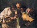 The Incredulity Of St. Thomas - (after) Michelangelo Merisi Da Caravaggio