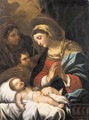 The Madonna And Child With The Infant Saint John The Baptist And Saint Elizabeth - (after) Luca Giordano