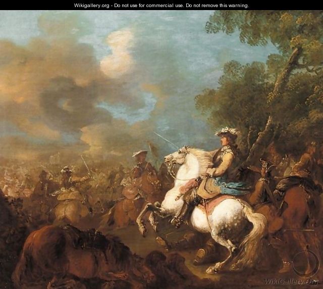 A Cavalry Battle 2 - Charles Parrocel