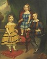 Portrait Of Three Children - John Harding