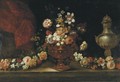 Still Life With Flowers And Urn - (after) Jean-Baptiste Monnoyer