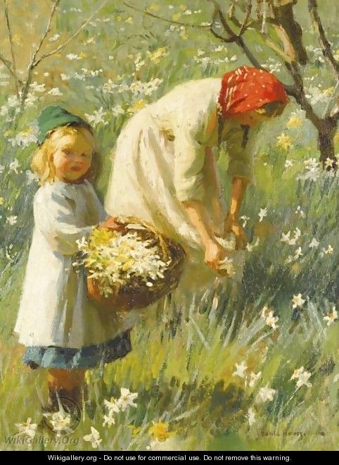 Picking Daffodils - Harvey Harold