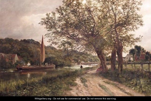 River Thames At Henley - Samuel Bough