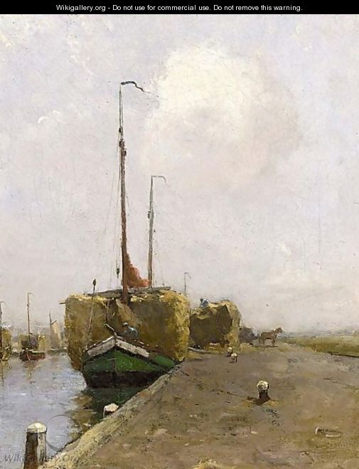 Moored Boats - Walter Castle Keith